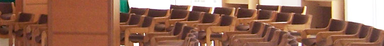 Una vista interna della sala convegni